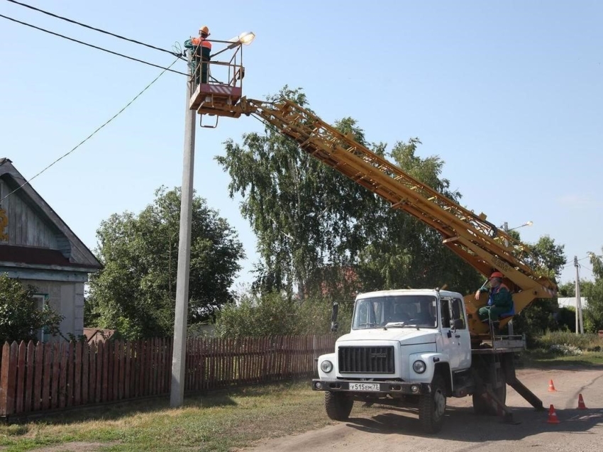 Уличное освещение в сельской местности